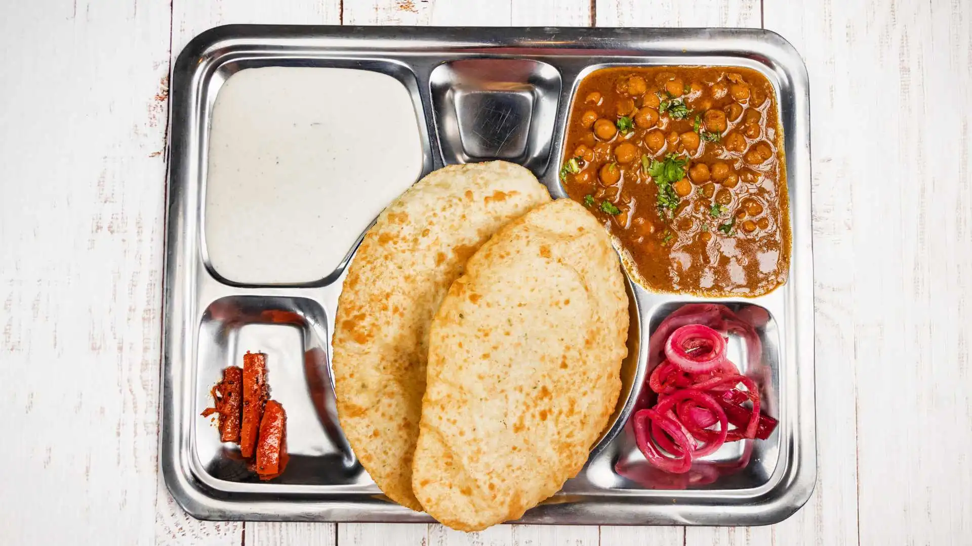 Chole Bhature - Authentic North Indian street food at Golden Masala in Kelowna, BC